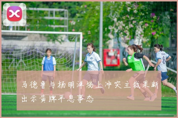 马德鲁与杨明洋场上冲突主裁果断出示黄牌平息事态
