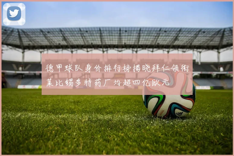 德甲球队身价排行榜揭晓拜仁领衔莱比锡多特药厂均超四亿欧元